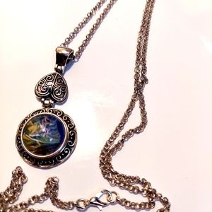 Artistan Sweater Length Pour Painted Snap Necklace